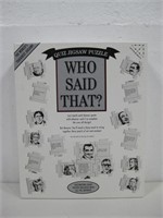 Who Said That? Quiz Jigsaw Puzzle See Info