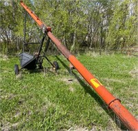 *OFF SITE* 6" Auger with Motor, Unknown Running