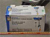 Electric Cable Hoist, open box, unused