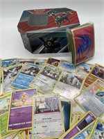 Pokémon Sanei Espeon Sylveon Tin w Random Cards