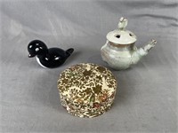 Bird Figurine, Coasters, Etc.