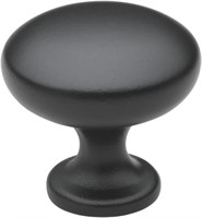 R1199  GlideRite Cabinet Knobs, 1-1/8", Matte Blac