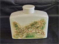 McCoy Pottery River Bank Decanter - Note