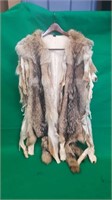 Ladies' custom 100% fox fur coat from Israel