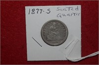 1877-S Seated Quarter