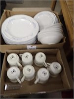 (2) Boxes w/ Brick Oven Dishes: Plates, Dinner