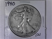 1940 Walking Liberty Half Dollar