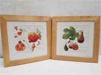 Two Fruit Wall Art, Framed