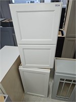 Two White  Cabinets 30" X 18" X 12" Each