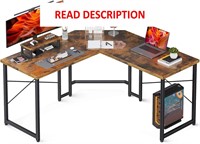 AODK L Shaped Gaming Desk  Monitor Stand