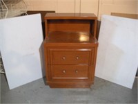 2 Drawer Wooden Cabinet  24x16x37