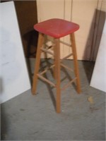 Wooden Stool - 34 inch