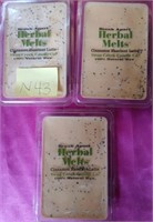 43 - NEW WMC LOT OF 3 SCENTED WAX MELTS (N43)
