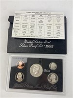 United States Mint Silver Proof Set 1993 Coins