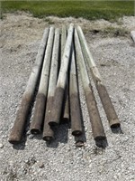 8- 8 ft wood posts
