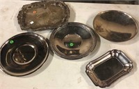 13 PIECE MIXED SILVER PLATE BOX LOT