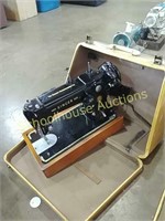 Black Singer sewing machine (catalogue no. BA3-8)