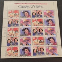 # 2771-74 - 1993 29c Country Music Legends Sheet
