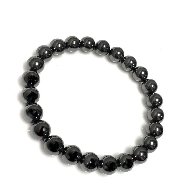 8MM Hematite Stretch Bracelet