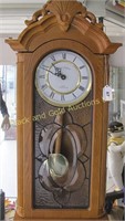 Oak Boston Clock Co wall clock