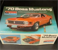 Vintage monogram 70s boss, Mustang car model kit