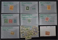 1890's Nicaragua Stamps - Philatelic History
