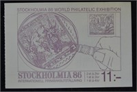 1986 Sweden Mint State Stamp Book - Philatelic