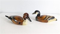 (2) Wooden Duck Decoy