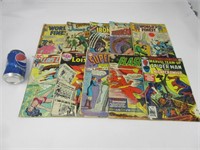 10 comic books vintages dont Spider-Man , Flash