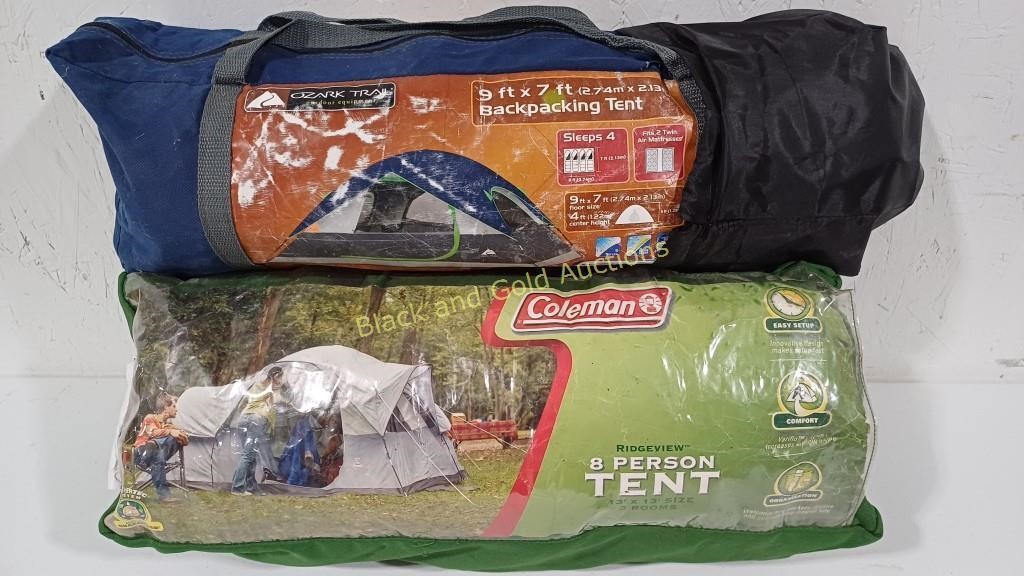 8-Person Tent & 4-Person Tent