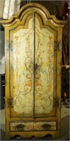 VINTAGE PAINTED ARMOIRE