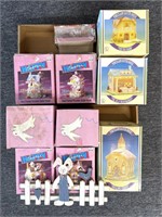 Porcelain Easter House Decor in Boxes