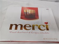 **BB: 6/22** Merci assorted European chocolates