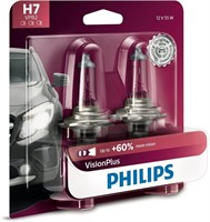 Philips H7 VisionPlus Upgrade Headlight Bulb w
