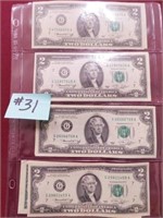 (8) 1976 Ser. $2 U.S. Notes (All Crisp)