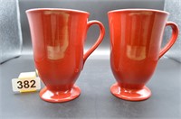 Gourmet Expressions Red Coffee Mugs