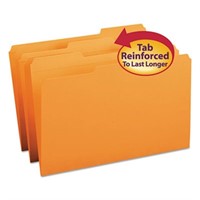 Smead Legal File Folders 100 ct - Orange
