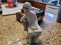 Lladro Seated Boy