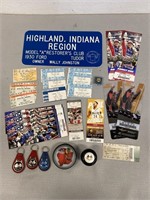 Indy 500c Pacers, Indians Memorabilia