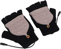 NEW (M) USB Fingerless Electric Heated Gloves