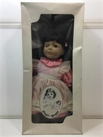 Vintage Angel Guppe 31in doll in box. Sleepy