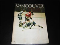 1970 Vancouver vs Montreal Hockey Program + Insert