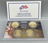 2008 U.S. Mint Presidential $1 Coin Proof Set