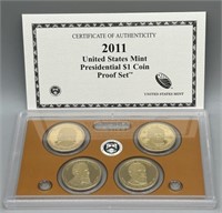 2011 U.S. Mint Presidential $1 Coin Proof Set