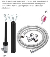 5Pcs Shower Enema System with 79 Inches Hose