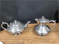 JAMES DIXON & SONS VINTAGE SILVER TEA POTS