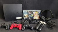 Playstation 3 PS3 Game Console w Games & Misc