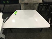 Kids white board activity table