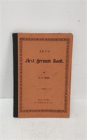 1873 First German Book by Dr. P Henn.