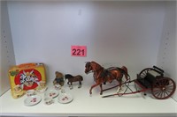 Breyer Horse & Carriage, Tea Set & More